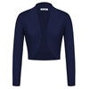 GRACE KARIN Ladies Casual Cropped Cardigan Boleros Long Sleeve Open
