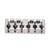 6 String Lock with Screws Metal Headless Guitar Bridge String