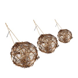 Parliky Natural Woven Bird Nest Materials Kit for Hummingbirds Birds DIY Nesting Box for Garden
