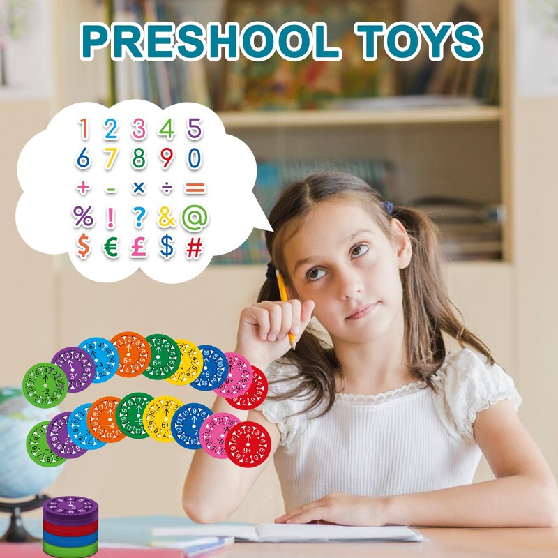 Math Fidget Spinners, Math Fidget Toys, Multiply Multiplication Math Game