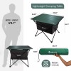 VILLEY Portable Aluminum Camping Side Table Ultralight Folding Beach Table