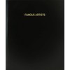BookFactory Famous Artists Log Book/Journal/Logbook - 120 Page, 8.5''x11'', Black