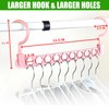 SLMT Magic Hangers 10 Pack Space Saving Closet Organizers College