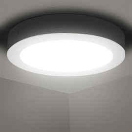 Aigostar LED Ceiling Light 12 W Ceiling Light 4000 K Neutral White 960 lm Lamp Bathroom Ideal for Bathroom, Balcony, Hallway, Kitchen, Living Room, Bathroom, Lamp Diameter 17.4 cm [Energy Class A+]