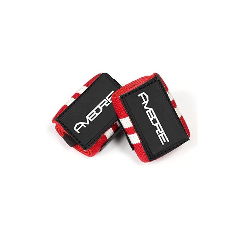 Ambore Weight LIfting Support Wraps Bodybuilding Fitness Gym Workout Pair