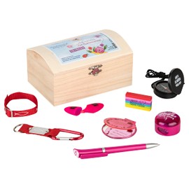 Communion Treasure Chest for Girls with 8 Great Surprises, Great Communion Gift for Girls