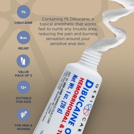 Gericare- Dibucaine Ointment 1%, 1oz- 2 Pack