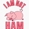 CafePress I Am Not Ham Animal Liberation Vegan Veggie Gift