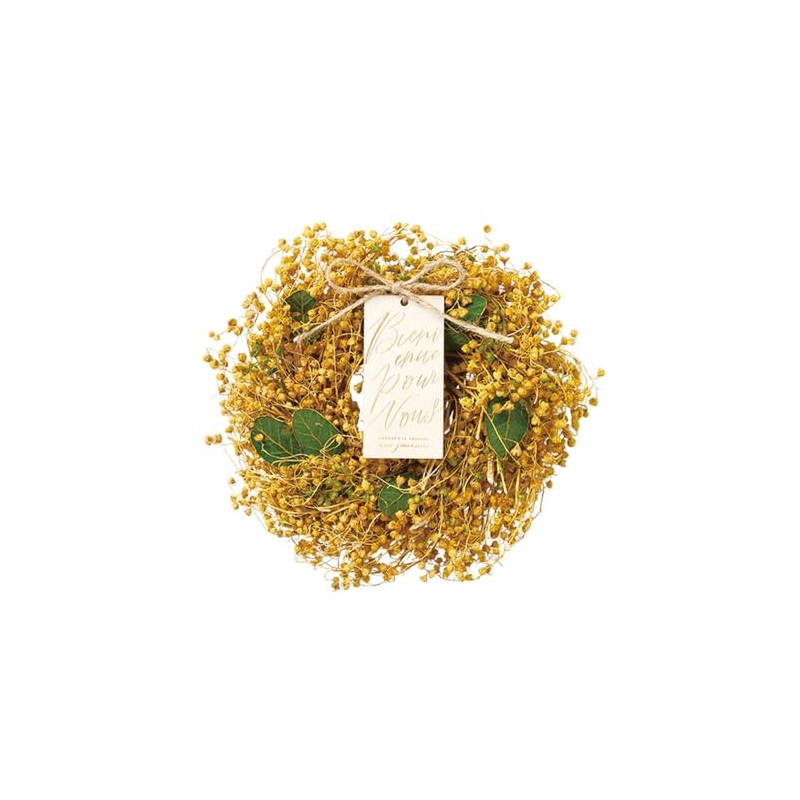 Greenhouse Natural Wreath SS 5181-D Mimosa Style
