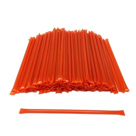 100 Count Honey Sticks (Natural Orange) No Artificial Color, BPA Free Straw, 6.75" long, 5 grams of honey per straw