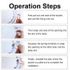 10Pcs Downlight Spring Clips, 45 x 17mm Twist Spring Retainer
