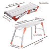 RockRain Aluminum Workbench Step Stool: Foldable Portable Platform with Locking