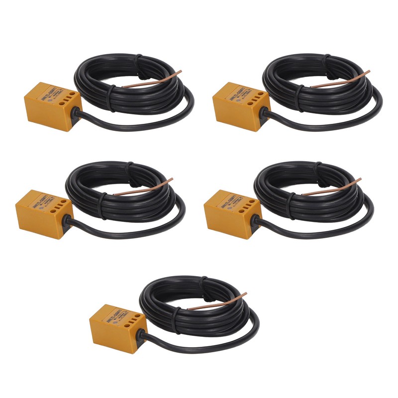 5Pcs Proximity Switch NPN Normally Closed IP65 28Hz Working Frequency
