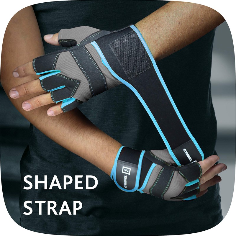 TAVIALO Fitness Gloves Training Gloves for Men Medium (16-19cm) Double