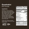 Loacker Quadratini Dark Chocolate Wafer Cookies LARGE - 30% Less