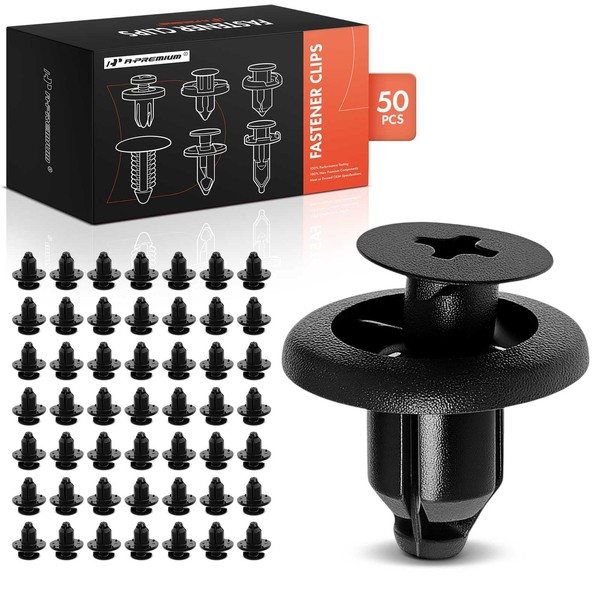 A-Premium 50PCS Nylon Fender Liner Clips Fasteners Compatible with Subaru