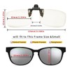 Riwissipa Reading Glasses Clip On Magnifiers for Eyeglasses and Flip