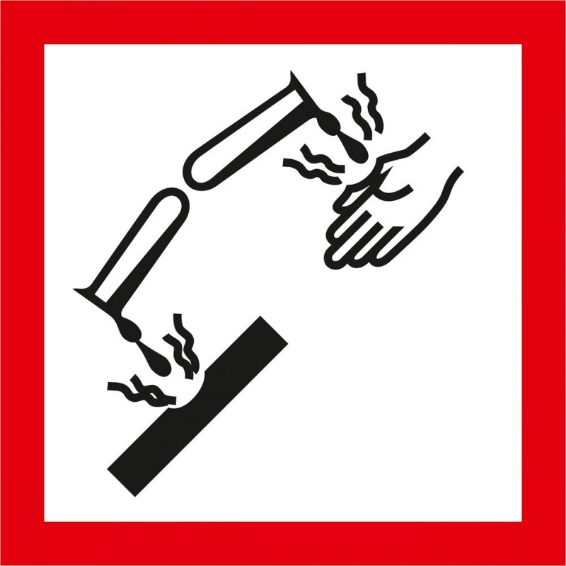 Betriebsausstattung24® Warning Combination Sign "Vorsicht! Explosionsgefahr" | Safety Sign /