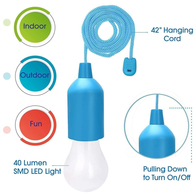 MODOAO Lamping LED Lamp, Pull Light Led Camping Lantern,Hanging Tent