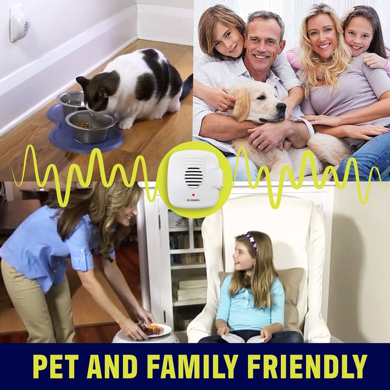 Bell and Howell Ultrasonic Pest Repellers with Extra Outlet -