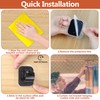Curtain Rods No Drilling for Windows Set 66 to 120-128