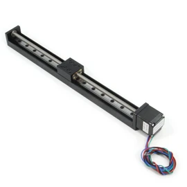 Zeberoxyz - 1 unidad de 250 mm de longitud de carrera efectiva mini guía de riel lineal T6x1 tornillo de plomo con motor paso a paso NEMA11 para piezas de enrutador CNC X Y Z lineal (tamaño 250 mm)