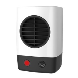 Lasko MyHeat Mini Personal Ceramic Space Heater for Home, Energy Efficient, Overheat Protection for Bedrooms, Offices, 6.2 Inches, 400W, White, 201
