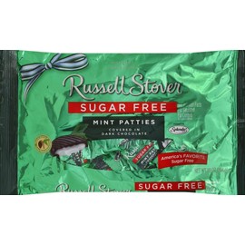 Russell Stover Sugar Free Mint Patties with Stevia, 10 oz. Bag
