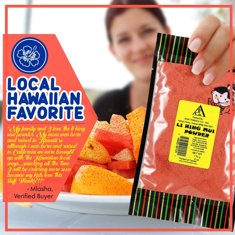 Asia Trans Li Hing Mui Crack Seed Plum Powder |