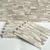 SUNWINGS Peel and Stick Mosaic Natural 3D Stone Self Adhesive