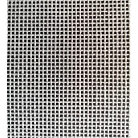 Zweigart Orange Line Blank Mono Deluxe 10-Mesh White Needlepoint Canvas 20" X 18"