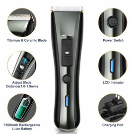 AIBORS Professional Cordless Hair Clippers for Men/Women/Kids