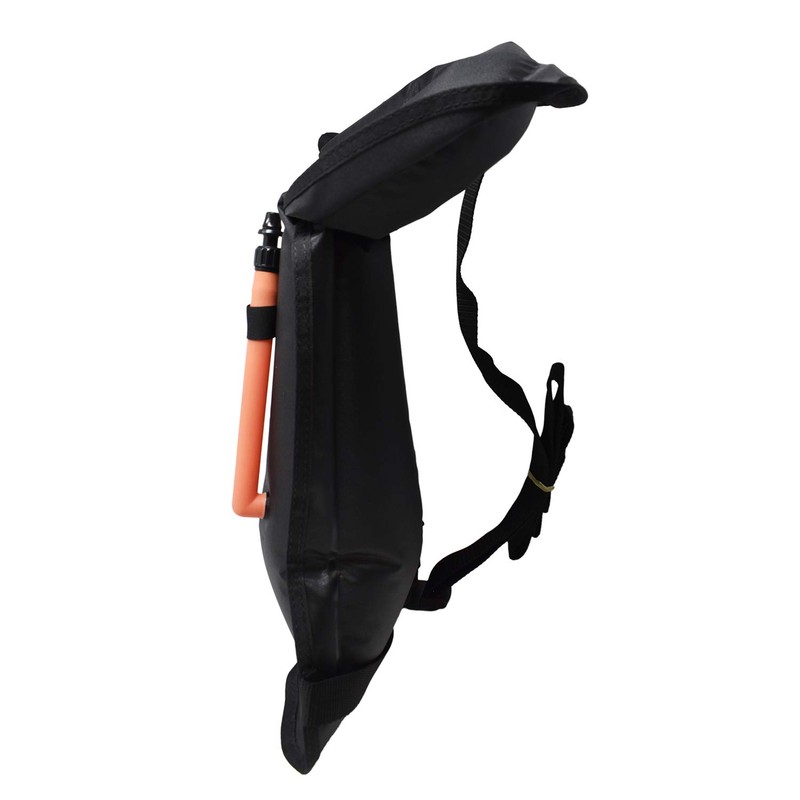 Scuba Choice Adult Black Snorkel Vest w/Name Box, Large