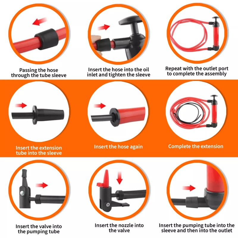 Playbees Siphon Hand Pump For Water - 15" Manual Water