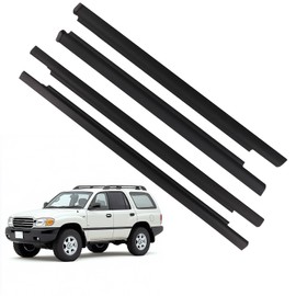 maXpeedingrods 4PCS Outside Window Seal Weatherstrip Molding Trim 75710-0C010 75720-0C010 for Toyota Sequoia 2001-2007 Rubber Window Seal Strip