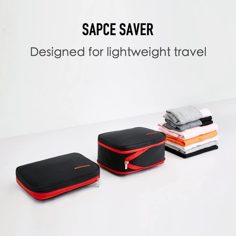 BeeNesting Compression Packing Cubes 2 set for travel Small Luggage
