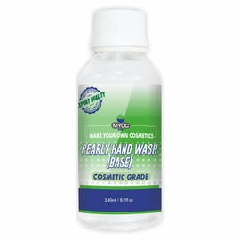 MYOC DIY Pearly Hand Wash Base, With added benefits of Aloe Vera, Effectively Washes Away Bacteria While Nourishing Your hands, Create Your Natural Body Care -240 ml