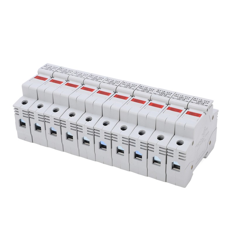 RT18‑32X Miniature Rail Mounted Fuse Holder Base with LED Indicator