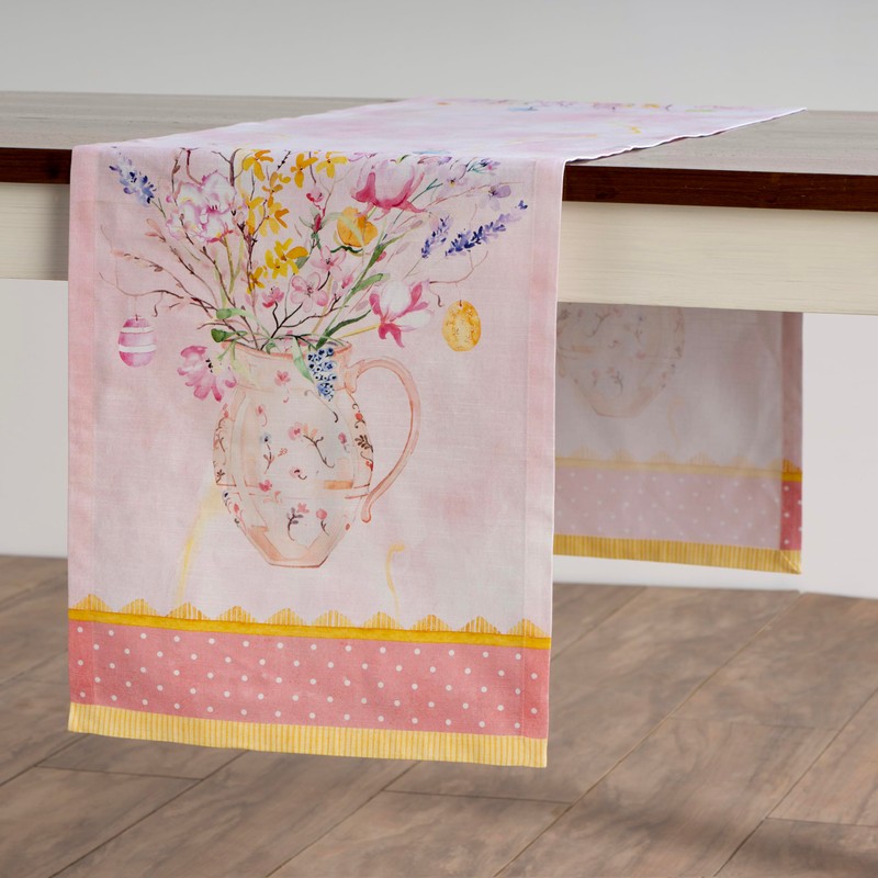 Maison d' Hermine Tablerunner 100% Cotton 37cm x 230cm Table