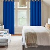 Diraysid Royal Blue Grommet Blackout Curtains for Bedroom Thermal Insulated