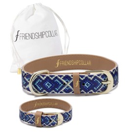 FriendshipCollar Dog or Cat Collar and Matching Bracelet Set - The Mucky Pup - Water & Scratch Resistant!
