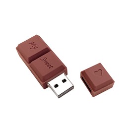 USB-Stick 32GB USB Flash Laufwerk Schokolade Braun Uflatek 32 GB Speicherstick e Karikatur USB 3.0 Memory Stick Neuheit Flash Drive Externe Datenspeicher für Geschenke