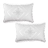 Rj Products Cotton 100 TC Pillow Cover, Full, White, 4