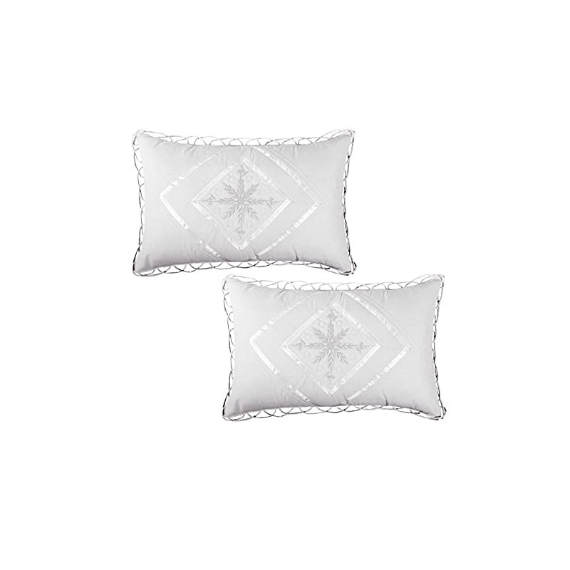 Rj Products Cotton 100 TC Pillow Cover, Full, White, 4