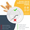 BUSOKIP Wheat Straw Dinnerware Sets - 40 PCS Unbreakable Plates