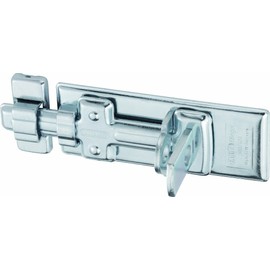ABUS Sliding Bolt 300/120 - Corrosion-Protected - for Garden Gates or shed Doors - ABUS Security Level 6 - Silver