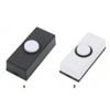SUIOPPYUW ABS Doorbell Push Button Replacement For Convenient Installation Black
