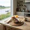 Argon Tableware Round Coasters - 10cm - Pack of 6