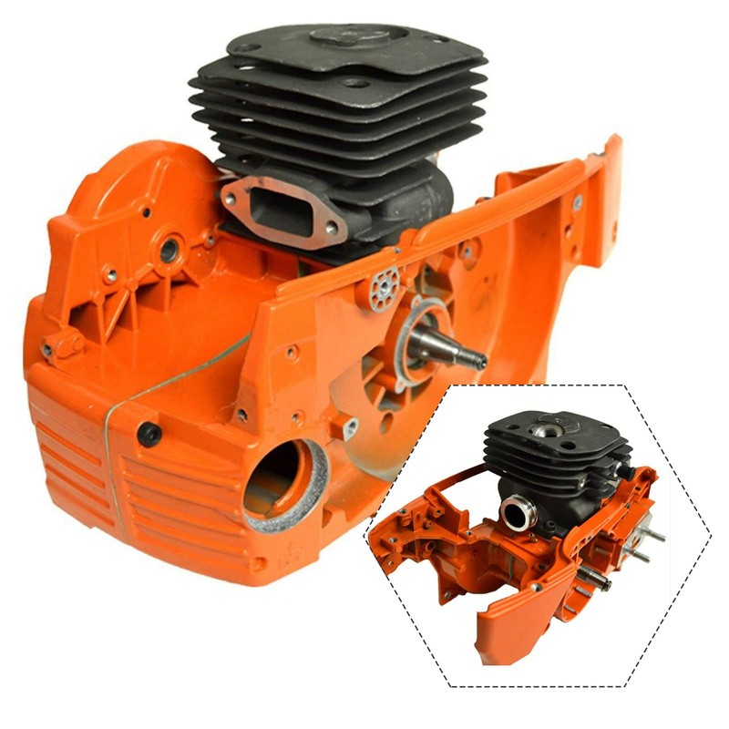 YIYIBYUS Engine Motor Crankcase Cylinder Compatible with Husqvarna 362/365/371 372