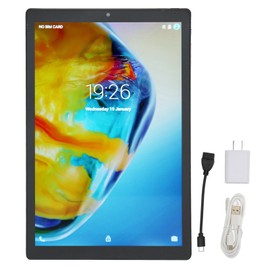 10 Inch Tablet 4GB RAM 64GB ROM Support Calling Fast Charging 5G WIFI IPS Screen HD Tablet 100‑240V for Kids Elderly Orange US Plug